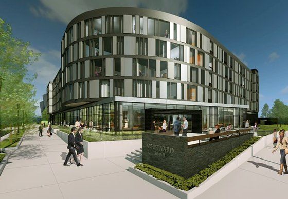Courtyard By Marriott Philadelphia South At The Navy Yard Hotel Exterior foto